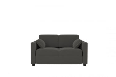 Диван прямой Уппла (Berhouse) Цвет фасада: Серый велюр; Тип: Прямой; Материал фасада: Металл/Велюр