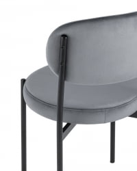 Стул Бриф NEW велюр Серый