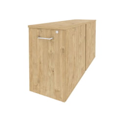 Тумба двойная низкая выдвижная приставная / опорная ONIX O.VTPO-2.7 Тиквуд Светлый