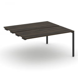 Двойной стол-приставка к опорным тумбам/шкафам CОНCЕПТ CН.ДСПР-004 Дуб Мали Антрацит / CONCEPT CN.DSPR-004