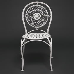 Стул Secret De Maison Gloria стальной сплав, 50х47х92см, butter white