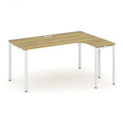 Стол эргономичный правый CONCEPT CN.OSA-002(R) Дуб Винченцо Белый