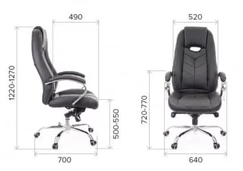 Кресло руководителя Drift M экокожа Коричневый