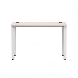 Стол прямой на металлокаркасе, опоры 45 гр Еверпроф ЕВО 254С002 Кашемир Белый / Everprof EVO 254S002