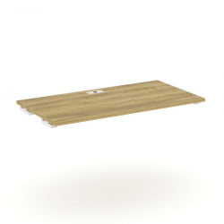 Стол-приставка к двум опорным тумбам/шкафам CОНCЕПТ CН.ОСПР-007 Дуб Винченцо Белый / CONCEPT CN.OSPR-007