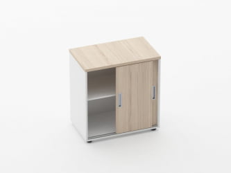 Тумба-купе Deka 9.02.07 Туя/Белый