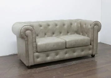 Диван замша Ньюфорд ASH Серый