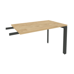 Брифинг-приставка на П-образном м/к ОНИКС О.МП-БР-11 Тиквуд Светлый/Антрацит / ONIX O.MP-BR-11