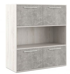 Шкаф средний с горизонтальной нишей B-TONE BTN36154431 Сосна Бетон светлый