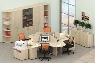 Набор мебели для персонала Glassy №2