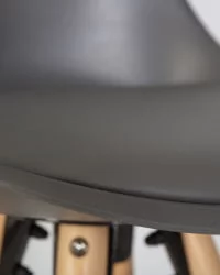 Стул полубарный DOBRIN RONNI Темно-серый GR-04