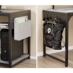 Геймерский стол EUREKA ZX-SS140B-OGB с шириной 140 см Oak Grey