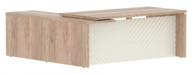 Стол руководителя правый Torr LUX TLCT 2020 R Дуб Каньон Латте