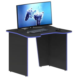 Игровой компьютерный стол SKILLL SKL 100CB антрацит/синий