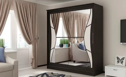 Шкаф-купе Верона 1800 Венге/Дуб молочный