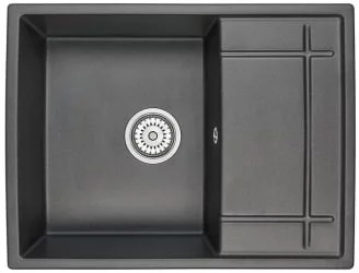 Кухонная мойка GRANULA 6501 Черный