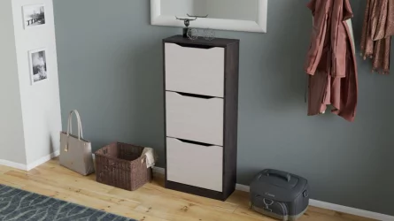 Тумба для обуви Тетра тип 1 Венге Цаво/Дуб Белфорд