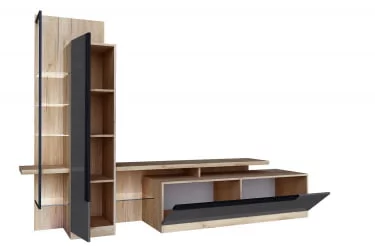 Тумба ТВ Кёльн ЛД.674.010.000 Дуб Золотой/Антрацит