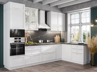 Тумба кухонная 200 бутылочница Джулия ЛД 284.100.000.002 Белый