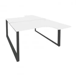 Рабочая станция на О-образном м/к ОНИКС О.МО-Д.СА-3 Белый Бриллиант/Антрацит / ONIX O.MO-D.SA-3