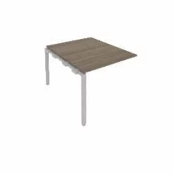 Проходной наборный элемент переговорного стола Metal System Б.ППРГ-1 Вяз/Серый