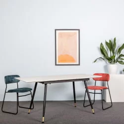 Стол раздвижной Месси 120-160 Белый