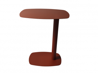 Журнальный столик Eanna S металл красный