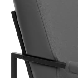 Диван Charli LUX Д/Чарли Люкс экокожа , Sharp Графит