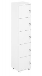 Локер 5 ячеек Сигма СГ.818.ВХ.ВХ Белый / Sigma SG.818.WH.WH