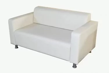 Диван с металлическими ножками Блэк 1450 Остин Уайт