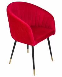 Стул обеденный DOBRIN MARY Малиновый велюр 1922-14