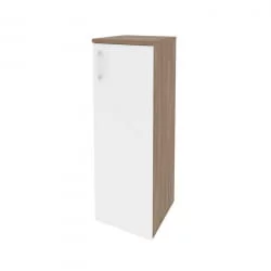 Шкаф средний узкий правый ONIX O.SU-2.3(R) Дуб Аризона/Белый