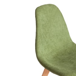 Стул CИНДЙ СОФТ (мод. C1021Ф1-1) фактурный велюр/дерево бук, 55 х 48 х 83 см, Зеленый ЛЙ1701-7 / натуральный / CINDY SOFT (mod. C1021F1-1) LY1701-7