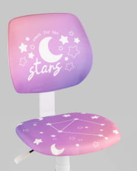 Кресло компьютерное детское ЛОЛО Starry Night пластик белый