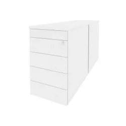 Тумба двойная приставная / опорная (TIP-ON) ONIX O.TPO-2.7 TIP Белый Бриллиант