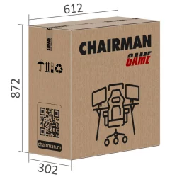 Кресло для геймеров CHAIRMAN ДРАЙВ (ГАМЕ) 11 Черный-красный / (GAME)