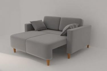 Диван рогожка Ультра (Berhouse) Цвет фасада: Азур рогожка; Тип: Прямой; Материал фасада: Микророгожка