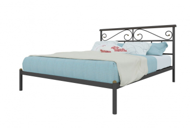 Кровать Эсмеральда 1400х1900 Черная