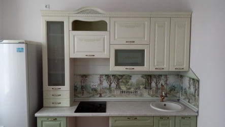 Стеновая панель высокоглянцевая СП 14 Оливия