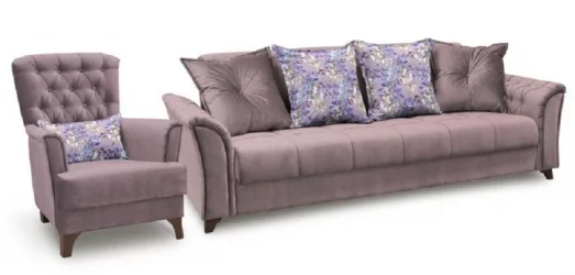 Кресло Ирис ТК 961 Сиреневый Фибра Ветла