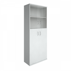 Шкаф высокий широкий Рива А.СТ-1.7 Белый / Riva
