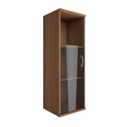 Шкаф средний узкий левый Riva А.СУ-2.2 Л Орех Гварнери