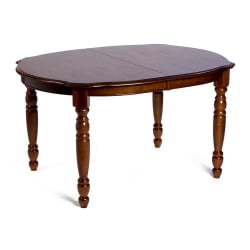 Стол обеденный раскладной VAN HORN 4272 дерево гевея, 1067 x1372+457(1829) x749мм, HN GLAZE light