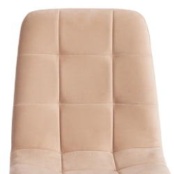 Стул CHILLY MAX Велюр/металл , 45 х 54 х 90 см , бежевый/черный