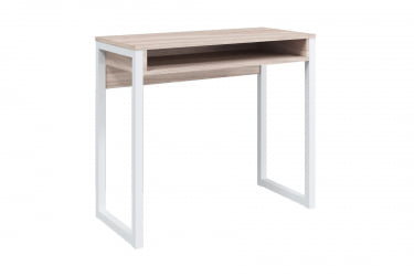 Стол Леонардо, ясень шимо светлый/белый