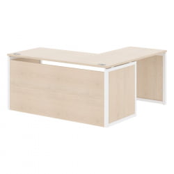 Стол письменный угловой левый XTEN-QP XQPCT 1615H L Бук Тиара Белый