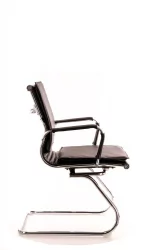 Кресло для посетителей Nerey CF экокожа Черный