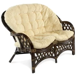 Диван 2х местный Черчилль/Рузвельт/Кобана Cherchille3 коньяк