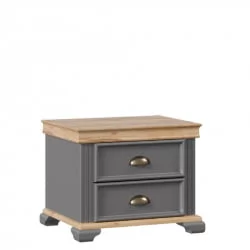 Тумба прикроватная Амели ЛД 642.390.000 Оникс серый