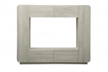 Шкаф многоцелевого назначения Лаванда-2 Белый Бетон пайн